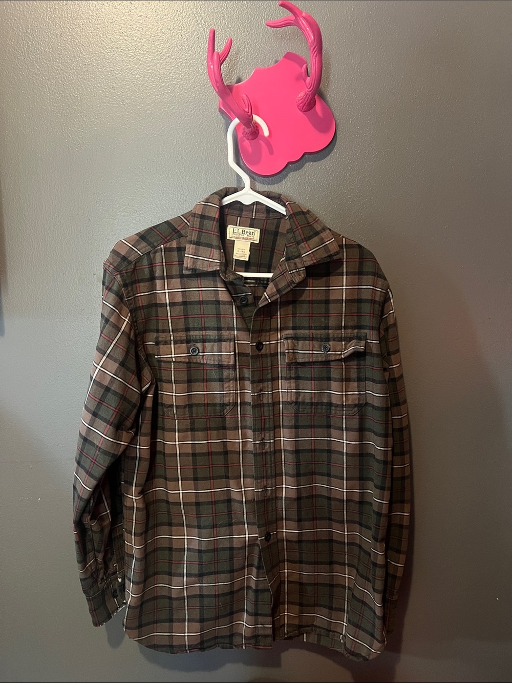 Ll bean chamois flannel size S